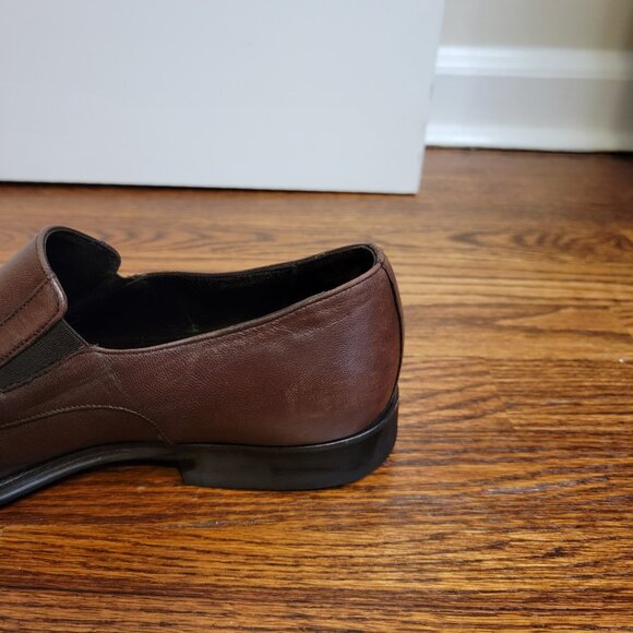 Bruno Magli Raging Slip On Loafers, Brown Leather, Made in Italy, M02049, 8.5 M - Picture 9 of 16